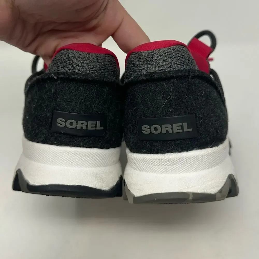 SOREL Kinetic Lace Sneaker Size 7 Grey Quarry Shoes Athletic Gym Hiking